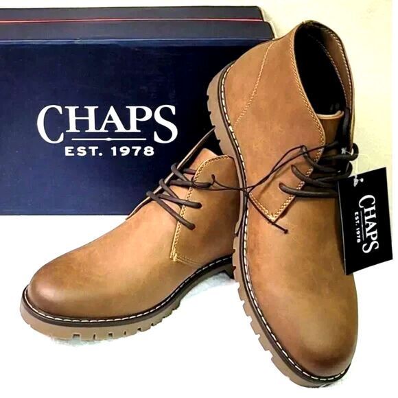 Chukka Boots . Size: 13 . w/ Memory Foam ..... Chaps . New in Box - Picture 1 of 8